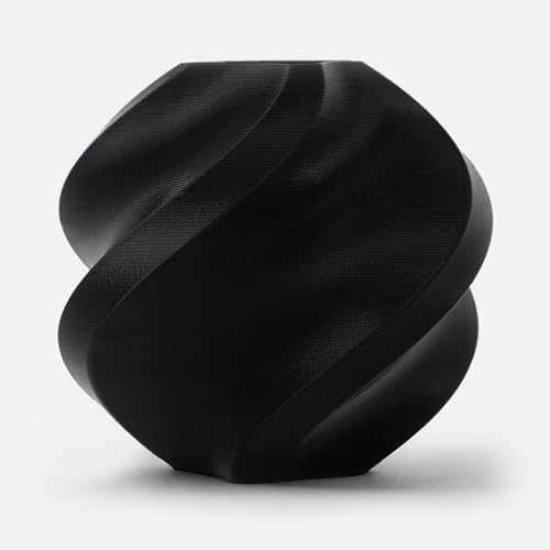Bambu Lab ABS Filament 1.75mm 1kg Spool - High-Strength, Heat-Resistant 3D Printer Filament, Durable, Low Warp, Compatible with Bambu Lab & Most FDM 3D Printers, Black (40101) - Refill