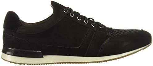 Marc Joseph New York Men's Genuine Leather Made in Brazil Luxury Fashion Trainer Sneaker, Black Nubuck, 7 M US | Image 5