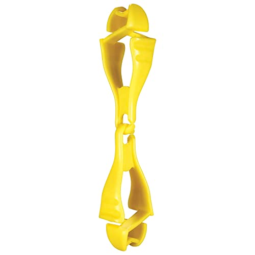 Image of Ergodyne Squids 3400 Glove Clip Holder with Dual Clips, Lime, 1 Count (Pack of 1)