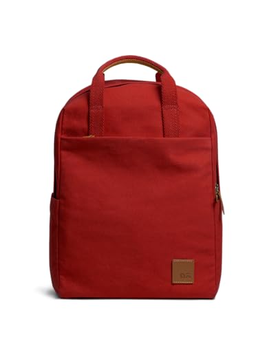 Image of DailyObjects Field Daypack Casual backpack fits upto 14 inch inch laptop with Luggage Sleeve| Unisex Travel Backpack | Made of Durable Canvas Material | Zippered Compartments with Pockets