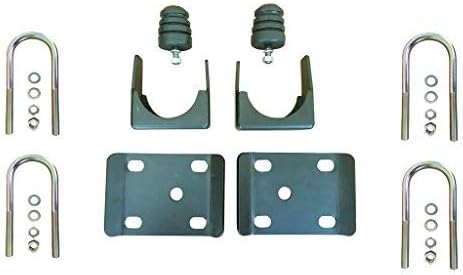 Miniatura 1 de QSA Kit de giro de eje trasero de 6 pulgadas (incluye pernos en U) - Acabado de recubrimiento en polvo. Compatible con Ford F-150 F150 1997-2003