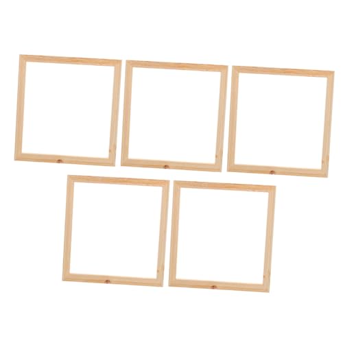 MAGICLULU 5 Piezas Marco de Madera Fotos Vacío Marco Madera Decoración de Hogar