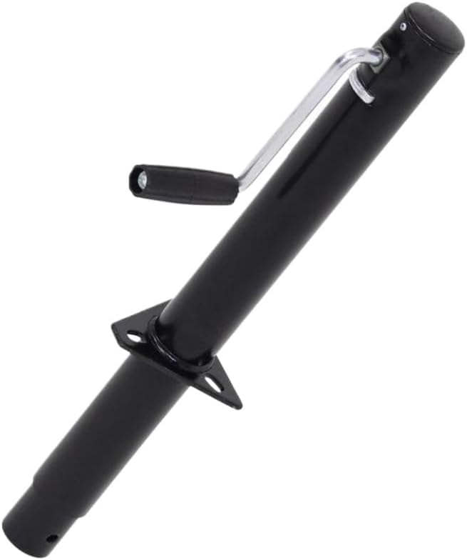14 Inch Lift A Frame Side Wind Trailer Jack Jockey Wheel Stand Corner Steady Compatible with 2000 Lbs Caravan Camper