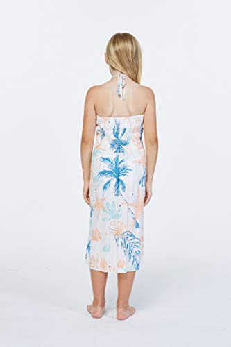 Girl Hawaiian Halter Dress in Sandy Beach2