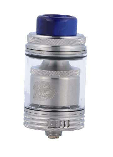 The Troll X RTA Verdampfer von Wotofo | Selbstwickelverdampfer für E Zigaretten | 3ml Tankvolumen (silber)