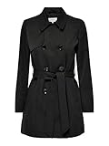  Only Onlvalerie Trenchcoat CC Otw Gabardina, Black, M para Mujer