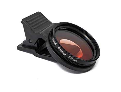 SYSTEM-S Farbfilter Set 37 mm 6 Stück mit Übergang Farbe Kit mit Clip Tasche in Schwarz