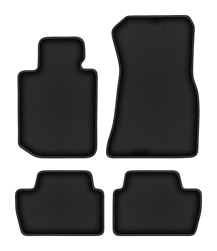 Tapis de sol pour BMW 2 G42 Coupé 2021-2022 en velours noir sur mesure