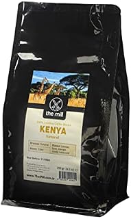 The Mill Kenya Natural Coffee Beans 250 g - Expertly Roasted Whole Beans - 100% Arabica - Rich Aroma with Lemon Overtones - Suitable for Filter and Cafetiere Brewing Machines
