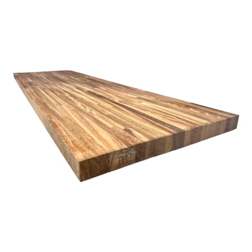 Accesorios De Asador, Lawn & Patio Tablon de madera solida de Cumaru laminado. Medidas: 32mm x 35.5cm x 1.22m