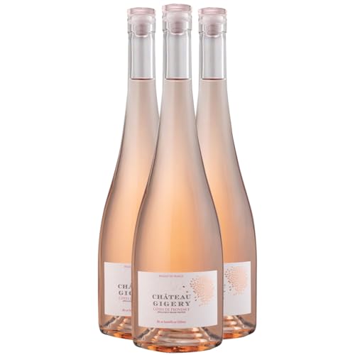 Côtes de Provence rosado 2021 - Château Gigery - DOP - Provenza - Alpes - Côtes d Azur - Francia - Variedades de uva Carignan,Grenache,Syrah - 3x75cl