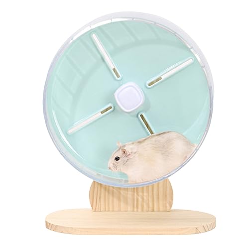 Toddmomy Decorative 20cm Silent Rat Wheel Exercise Wheel for Hamsters Chinchilla Gerbils Pet Fun