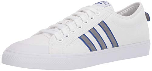 adidas Originals Men's Nizza Sneaker, White, 9 M US