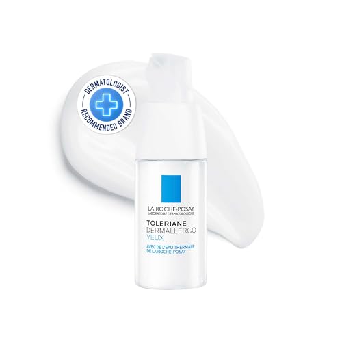 La Roche Posay Regenerierende Augencreme für zu Allergien neigende Augenpartien, Beruhigt Rötungen und Juckreiz, Mit Niacinamid, Neurosensinen und Sphingobioma, Toleriane Dermallergo Augen, 20 ml