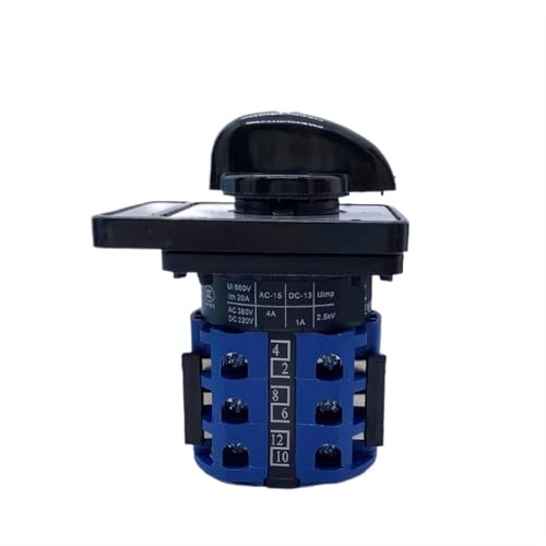 Interruptor de leva rotatorio de 4 posiciones para selector eléctrico de maniobra y motor 3