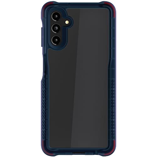 Image of Ghostek COVERT Clear Blue Samsung Galaxy A13 5G Phone Case Shockproof Protective Cover Heavy Duty Protection Shock Absorbent Grip Bumper Designed for 2022 Samsung A13 5G (6.5in) (Blue-Limited Edition)