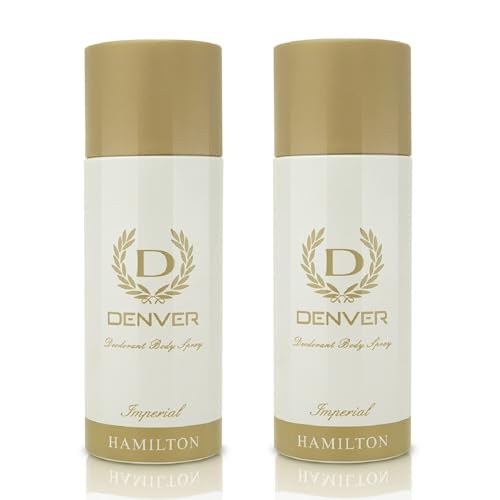 Image of Denver Imperial Deodorant 150 ML Each, Pack of 2 | Long Lasting Deodorant Body Spray For Men