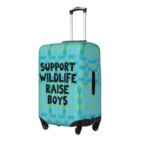 Support Wildlife Raise Boys Suitcase Cover,Luggage Protector Suitcase Covers For Luggage,Luggage Covers for Suitcase (X-Large)2