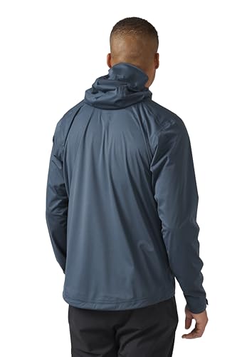 Image of Rab Men's Kinetic 2.0 Hooded Waterproof Lightweight Jacket for Hiking and Trekking
