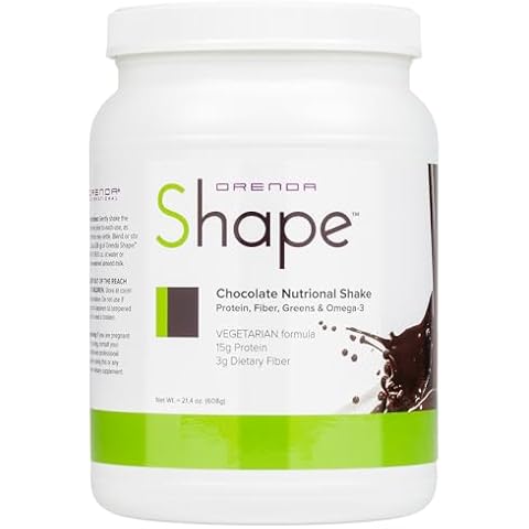 Orenda Shape®: Chocolate Flavor: Plant-Powered Protein Shake with Pea & Brown Rice Protein Blend, Green Superfoods, and Fiber-Rich Goodness | Ready-to-Serve Nourishment - 21.4oz Cover