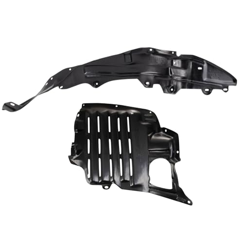 Image of TRQ Inner Fender Liner Set Compatible with 2004-2005 Mazda Miata MA1249122 MA1250110