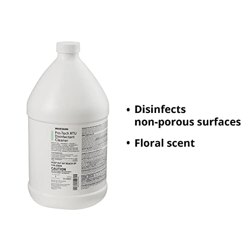 McKesson Pro-Tech Surface Disinfectant Cleaner, Ready to Use - Floral Scent, Jug Container, 1 gal, 1 Count, 1 Pack - image 2