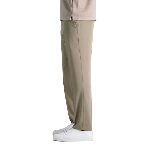 Kenneth Cole REACTION Men's Slim Fit Heather Dress Pant, Oatmeal2