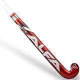 A L F A Unisex-Adult AX7 Hockey Stick, Rot, 36.5 Inches