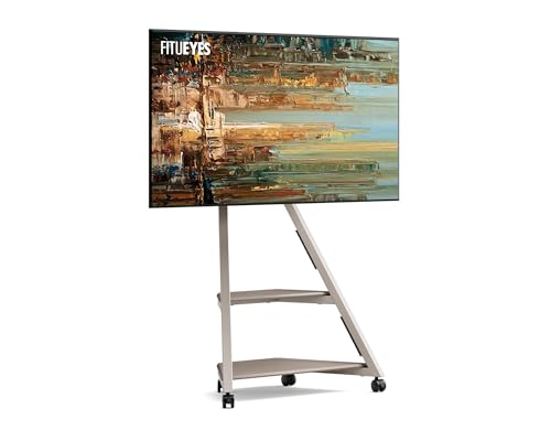 Amazon.co.jp: FITUEYES DESIGN テレビスタンド キャスター付き 壁寄せ