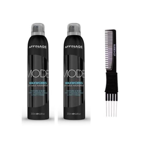 yper Asp Mode Waxworks Dry Wax Hairspray Pack de 2