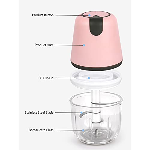 USB Wiederaufladbar Electric Eisschaver Maschine mit Edelstahl Blatt, Tragbarer Multifunktion Eisschaver Maschine… – Bild 7