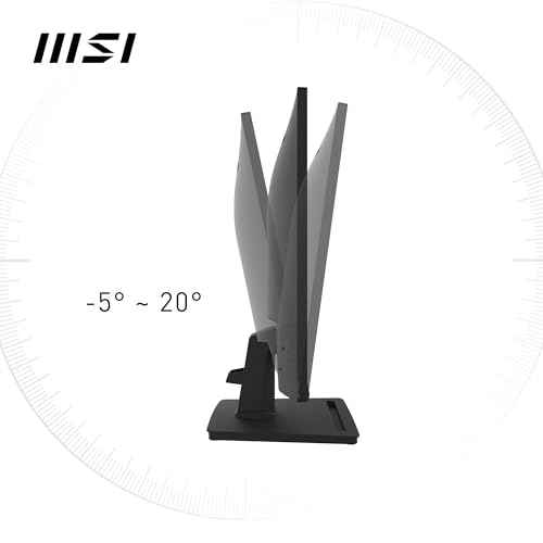 Miniatura 6 de MSI Pro MP252 Monitor Profesional Full HD de 24,5"- Panel IPS 1920 x 1080, 100 Hz, Pantalla Eye-Friendly, Altavoces Integrados, inclinación Ajustable, HDM 2.0b, DisplayPort 1.4a
