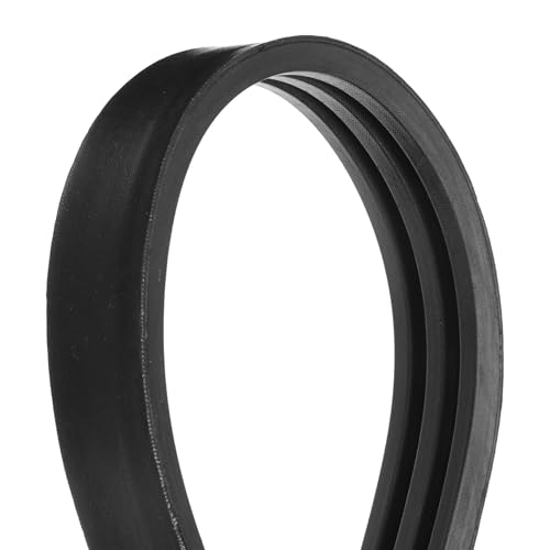 Image of uxcell 3 /A55 or 3 /4L570 Banded V-Belt Classic Wrapped Rubber, 3 Banded /3 Ribs, A Profile, 55 inch(1400mm) Inside Circumference