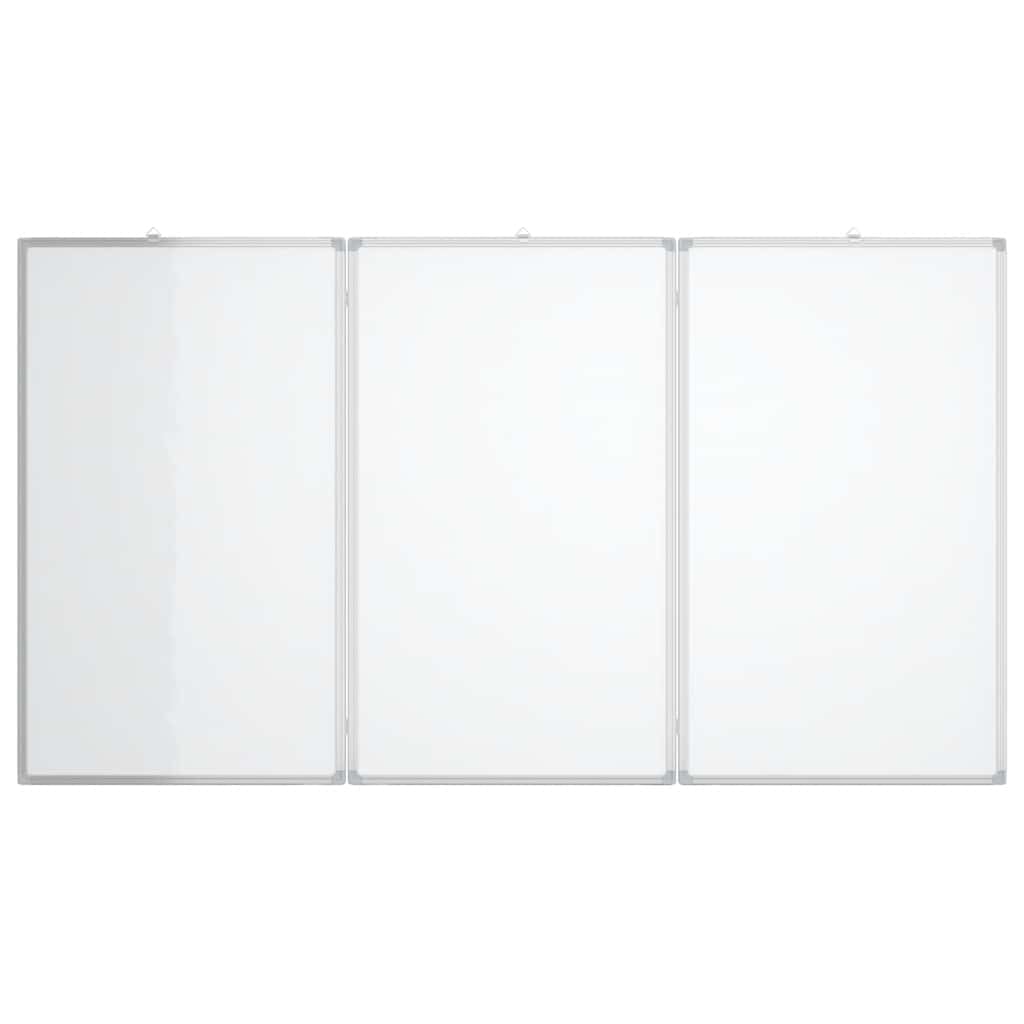 vidaXL Pizarra magnética plegable aluminio 180x80x1,7 cm