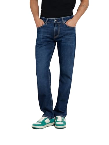 GUESS Mens Eco Angels Straight Jean, Eternity, 31x32