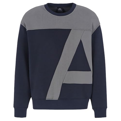 Armani Exchange mens Limited Edition a Line Logo Stretch Cotton Poly Sweatshirt3