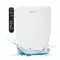 Barumi BM-4000 Elongated Bidet Toilet Seat, Smart Heated Seat, Air Dryer, Warm Water & Pressure Control, Self-Cleaning, Child & Eco Mode, Self Cleaning -SS Spray Nozzle with Massage, Soft Close Lid