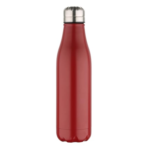 Bergner Go Lovers Botella Termo Cola 500ml Acero Inoxidable Rosa Walking Anywhere, Rojo und Negro, 500 ml