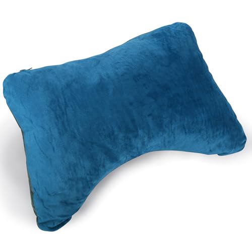 REDCAMP Memory Foam Camping Pillow, Lightweight Small Travel Pillow with Removable Pillow Cover, Easy to Clean