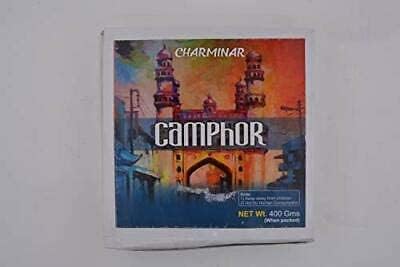Charminar Camphor Tablets from India 400 Grams 64 Tablets Charminar Brand