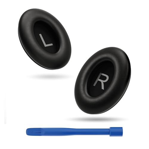 Replacement Ear Pads for Bose QC45, Pads for Bose QuietComfort 45 /QuietComfort SE/Quiet Comfort Wireless Over-Ear Headphones, Black
