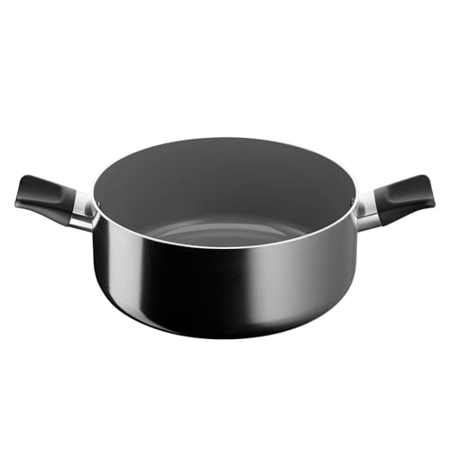 Lagostina Goccia Casseruola Fonda 20 cm, Rivestimento in Ceramica Antiaderente, Scorrevolezza Ottimale, Pulizia Facile, Thermo-Signal, Sicura, Compatibile con Induzione