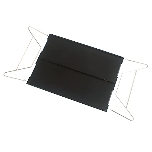 Table de camping portable pliable noire avec sac de rangement - 6