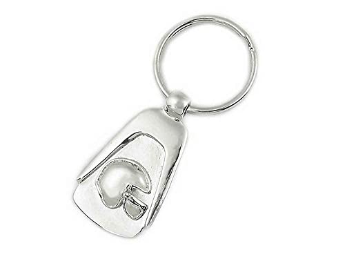 Football Keychain | Premium Football Helmet Keychain | Stainless Steel Helmet Football Gifts for Team, Keychain Helmet, Personalized Football Keychain