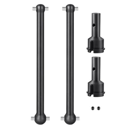 MORLORDY 4Pcs Front & Rear CVD Driveshaft Steel RC CVD Shafts for 1/7 Felony Infraction V2 6s BLX All-Road Truck Upgrade Part,Rear