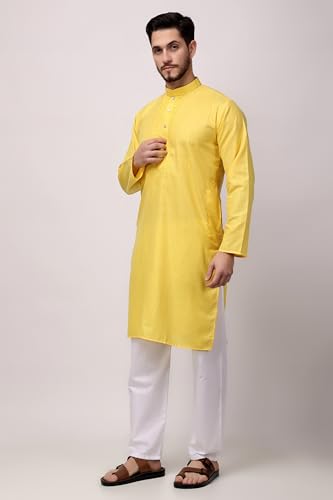 Image of Royal Kurta Men's Cotton Printed Kurta Pyjama
