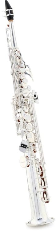 Yamaha YSS-475 II Intermediate Soprano Saxophone - Silver-plated