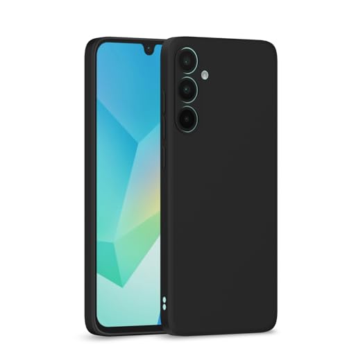 Image of Outlouders Back Cover for Samsung Galaxy A56 5G | Camera Protection | Durable Soft Matte Silicone Bumper Case (Black)