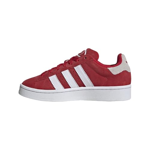 adidas FTWWHT/BETSCA Unisex Campus 00s J scarletFtwr White/Better Scarlet 3.5 US, Wide Little_Kid
