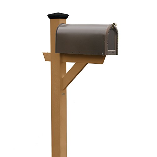 Highwood Ad-Mlbx1-Tfe Hazelton Mailbox Post, Toffee #TOP15